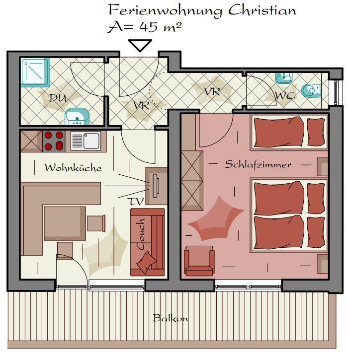 Appartementhaus Sennhuettn 弗林肯贝格 外观 照片